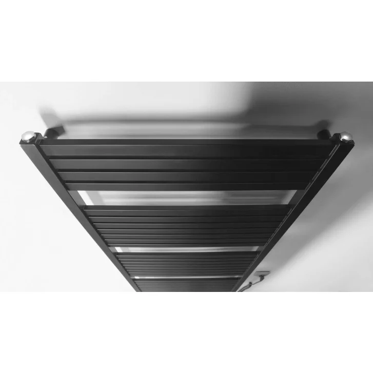 Aqualine - Vykurovacie teleso Tondi-E, 60x133 cm, 600 W, matná čierna DE486T