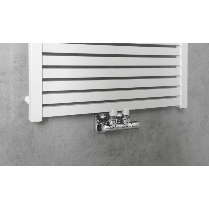 Aqualine - Vykurovacie teleso Tondi, 60x133 cm, stredové pripojenie, biela DT480T