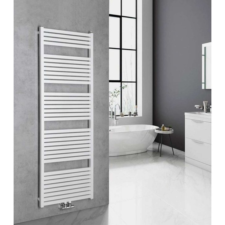 Aqualine - Vykurovacie teleso Tondi, 60x169 cm, stredové pripojenie, biela DT490T