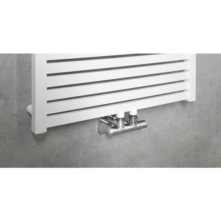 Aqualine - Vykurovacie teleso Tondi, 60x169 cm, stredové pripojenie, biela DT490T
