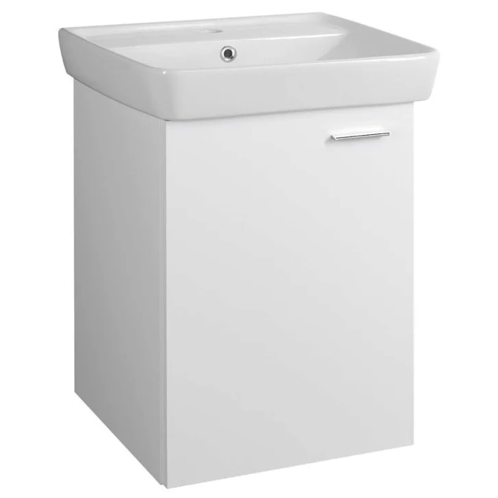 Aqualine Zoja - Umývadlová skrinka, 51x63x37 cm, 1 dvierka, Ľ/P, biela 56373
