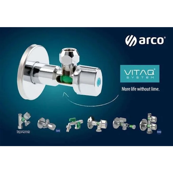 Sapho Arco - Rohový kombinovaný ventil A-80, chróm CQ4105