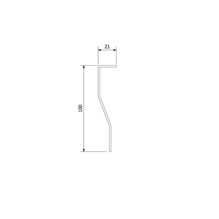 Gelco Viva - Panel čelný 80, výška 100 mm GP558