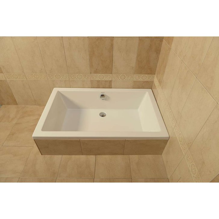 Polysan Deep - Hlboká sprchová vanička, 120x75x26 cm, biela 71564