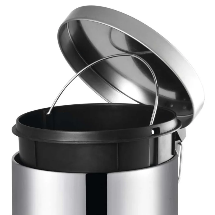 Aqualine Simple Line - Odpadkový kôš 5 l, leštená nerezová 27105