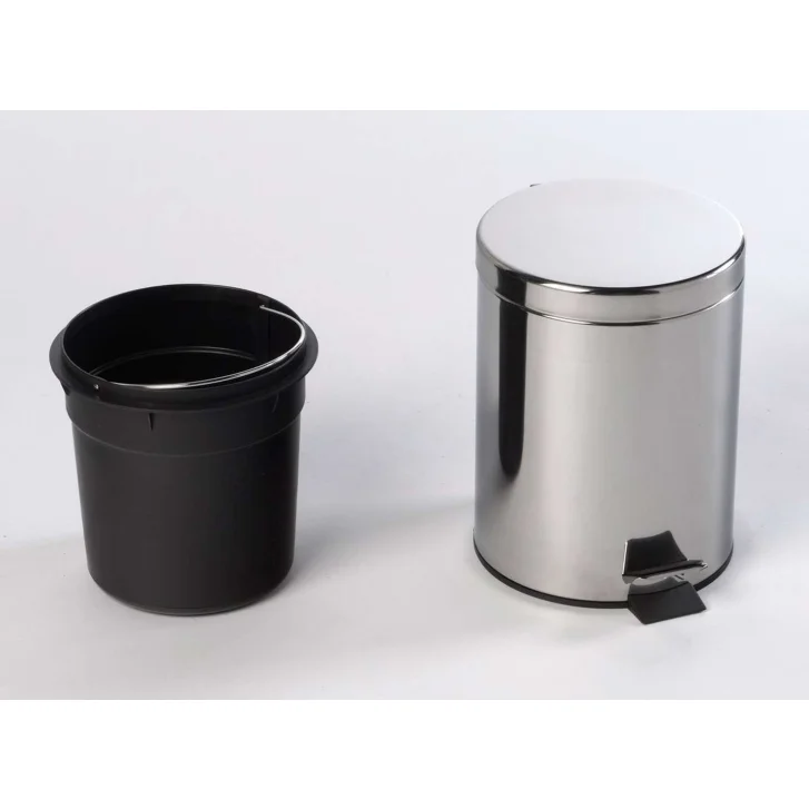 Aqualine Simple Line - Odpadkový kôš 5 l, leštená nerezová 27105
