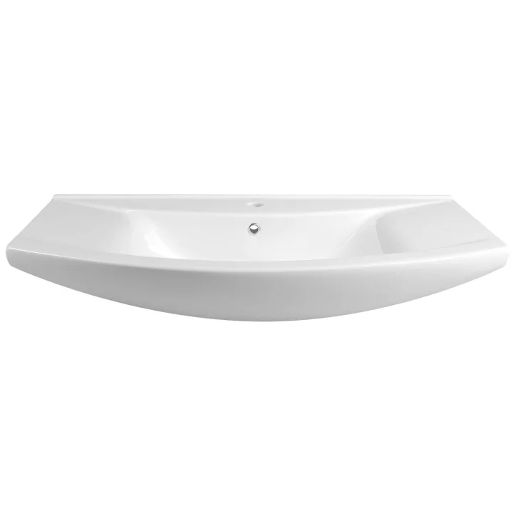 Aqualine Zero - Umývadlo nábytkové, 97x51 cm, s prepadom, otvor na batériu, biela 6095
