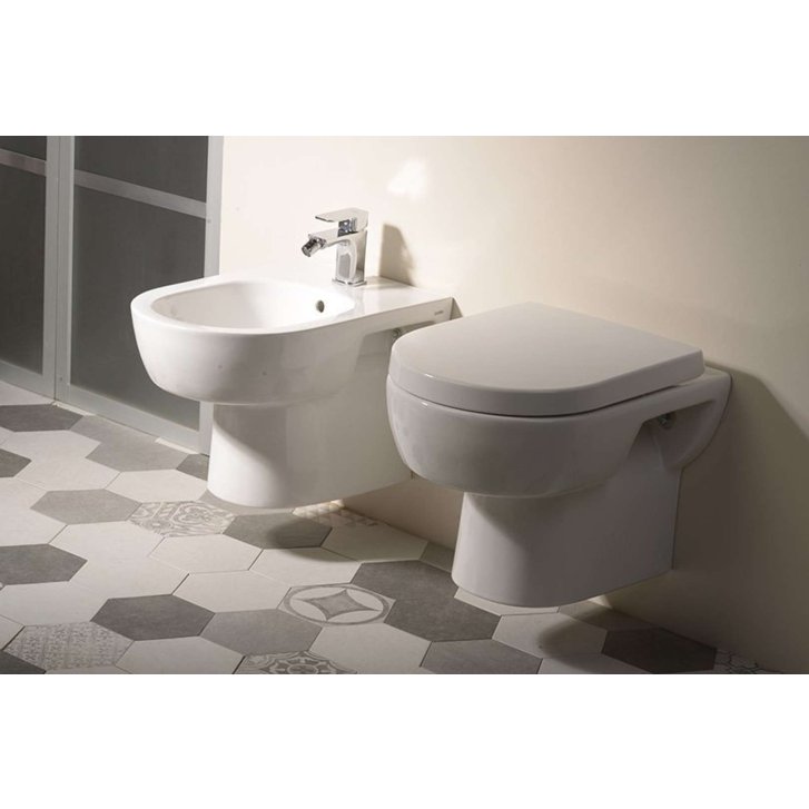 Aqualine Modis - Závesné WC, biela MD001