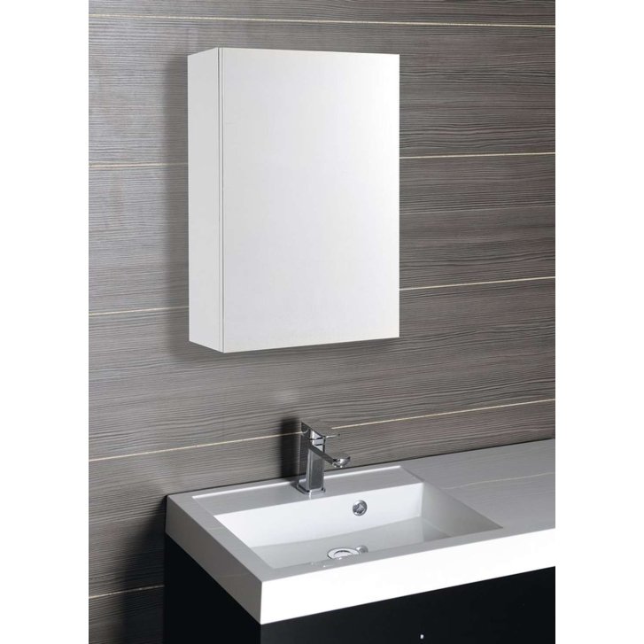Aqualine Vega - Zrkadlová skrinka 500×700×18 cm, biela VG050