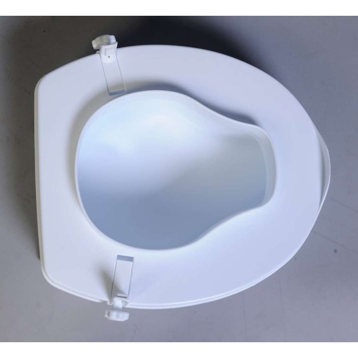 Sapho Ridder Sedadlá - WC doska zvýšená 100 mm, bez držadiel, biela A0071001