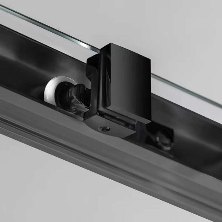 Gelco Sigma - Sprchový kút 90x80 cm, matná čierna/číre sklo GS2190BGS2180B