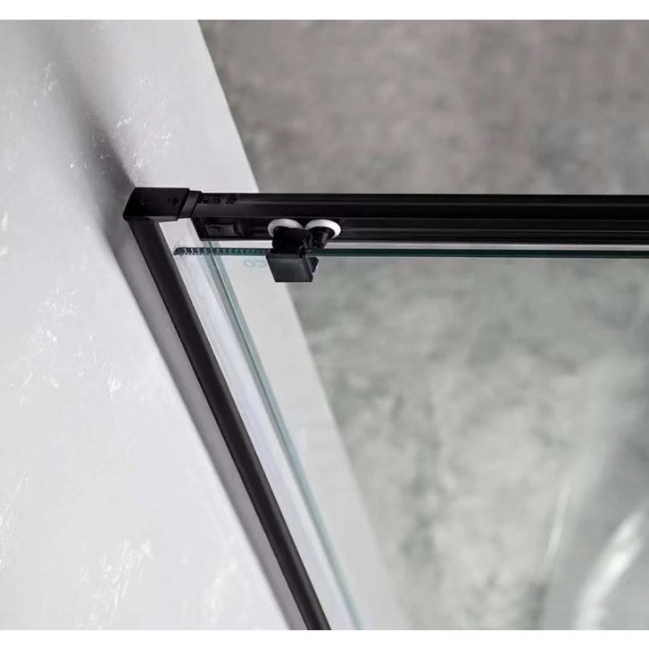 Gelco Sigma - Sprchový kút 90x90 cm, matná čierna/číre sklo GS2190BGS2190B