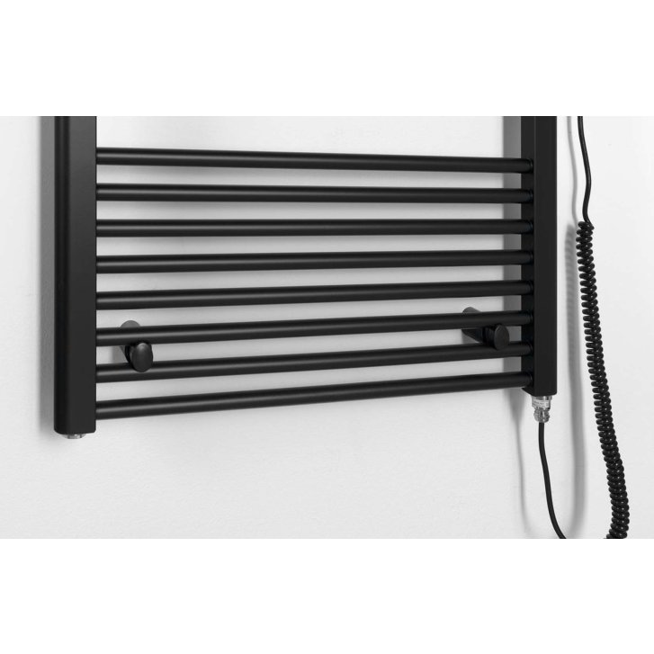 Aqualine - Vykurovacie teleso 60x168 cm, 800 W, matná čierna ILE66TB