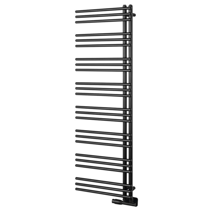Aqualine Poseidon - Vykurovacie teleso 154x45 cm, 513 W, čierna PS415B