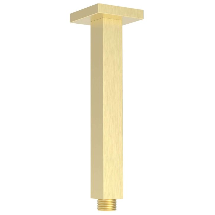 Sapho - Sprchové rameno stropné, 20 cm, matná zlatá 1205-07GB