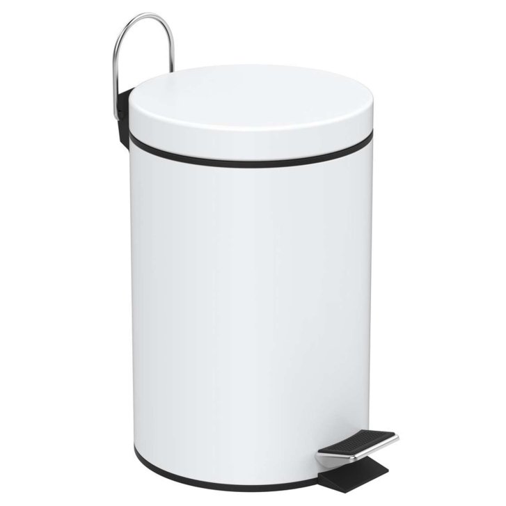 Aqualine Simple Line - Odpadkový kôš, 3 l, biela 28103