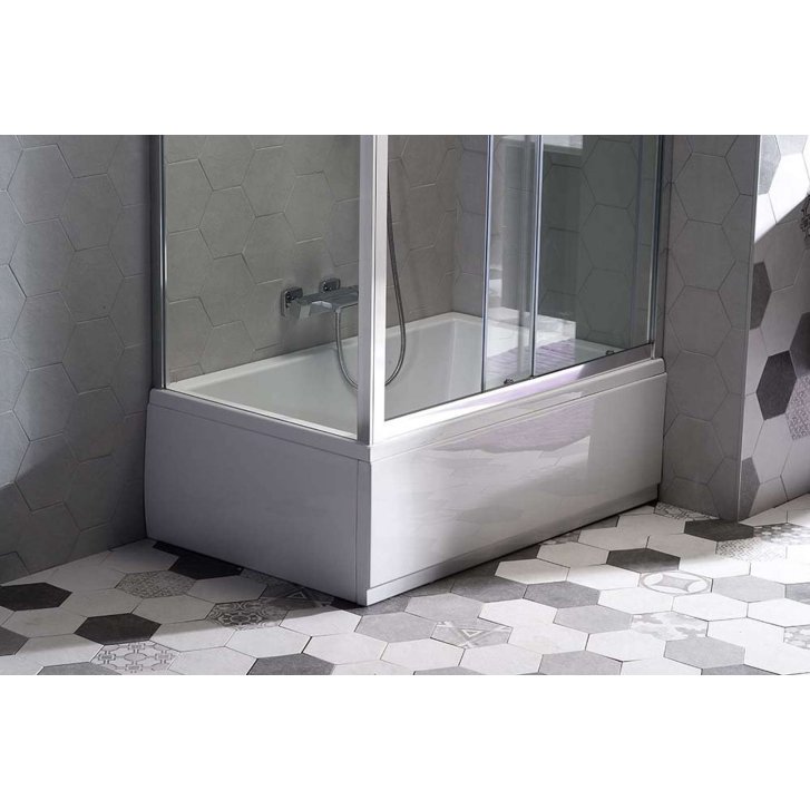 Polysan Deep Plain - Bočný panel 90, 90x36cm,  biela 89781