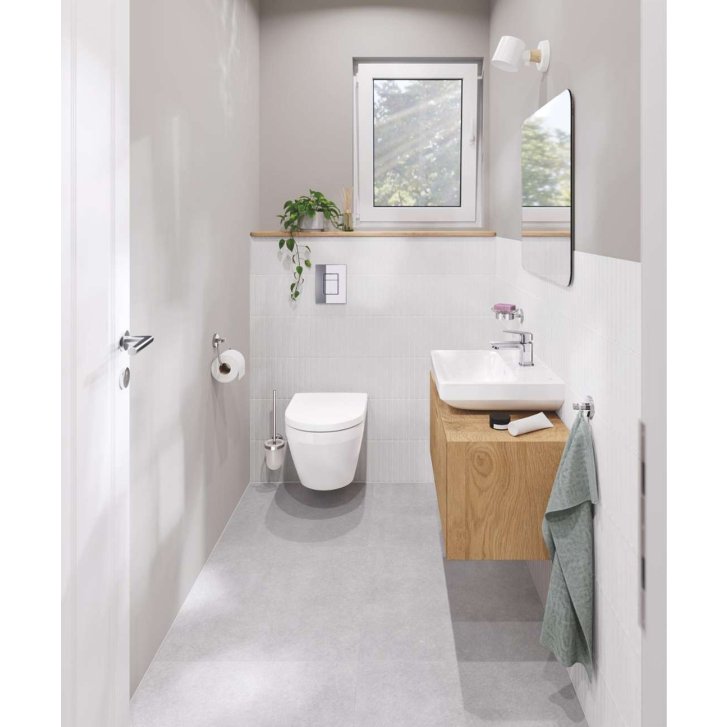 Grohe Euro Ceramic - Umývadielko 45x39 cm, s prepadom, otvor na batériu, alpská biela 102435SH00