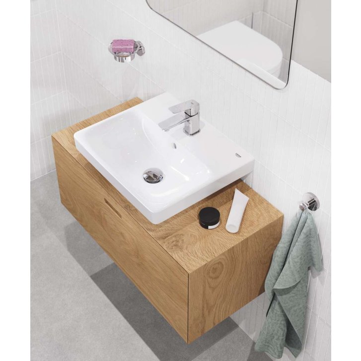 Grohe Euro Ceramic - Umývadielko 45x39 cm, s prepadom, otvor na batériu, alpská biela 102435SH00