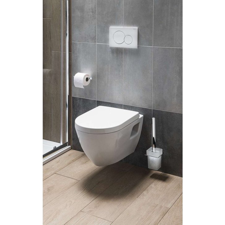 Aqualine Nera - Závesné WC, biela NS952