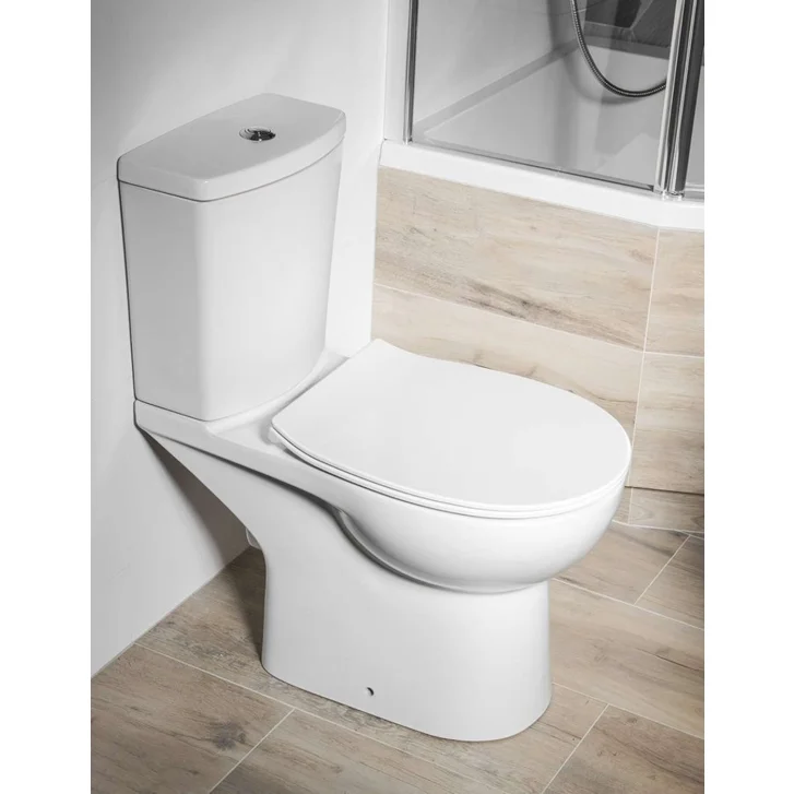 Sapho - WC kombi Kairo, s bidetovou spŕškou, zadný odpad, biela PC106