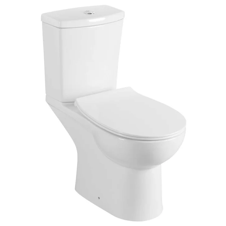 Sapho - WC kombi Kairo, s bidetovou spŕškou, zadný odpad, biela PC106