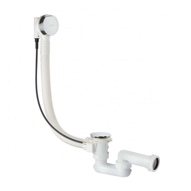 Kludi Rotexa - Vaňová odtoková a prepadová súprava, s bovdenom 850 mm, chróm 2140905-00