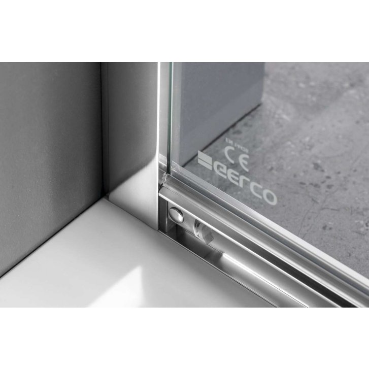 Gelco Sigma - Sprchové dvere Simply dvojdielne 120 cm, Coated Glass, lesklý hliník/číre sklo GS1112