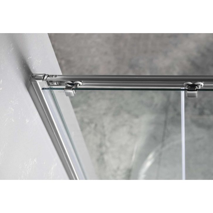 Gelco Sigma - Sprchové dvere Simply dvojdielne 120 cm, Coated Glass, lesklý hliník/číre sklo GS1112