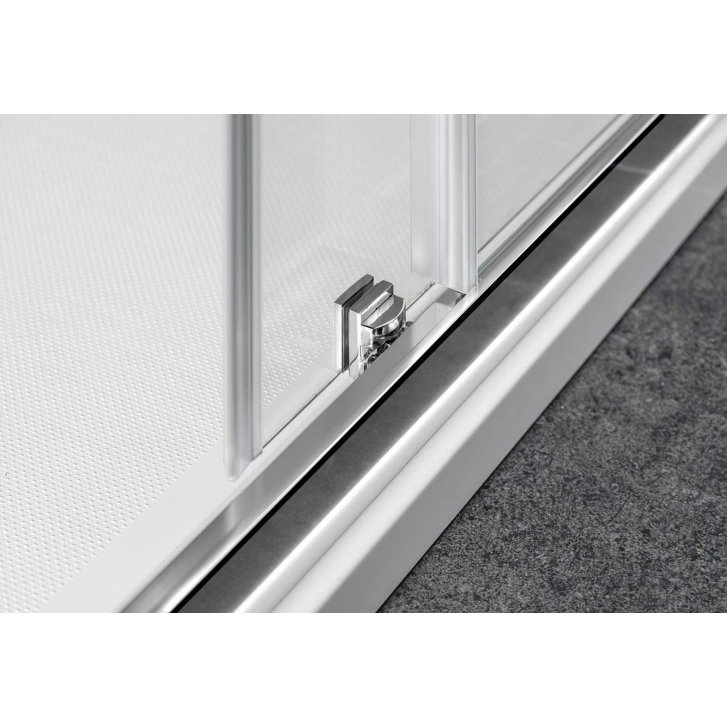 Gelco Sigma - Sprchové dvere Simply dvojdielne 120 cm, Coated Glass, lesklý hliník/číre sklo GS1112