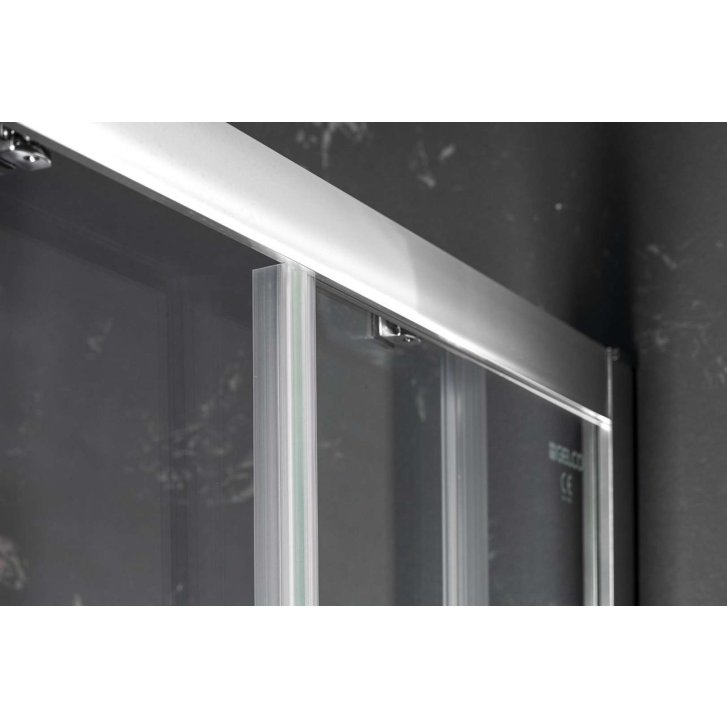 Gelco Sigma - Sprchové dvere Simply dvojdielne 120 cm, Coated Glass, lesklý hliník/číre sklo GS1112