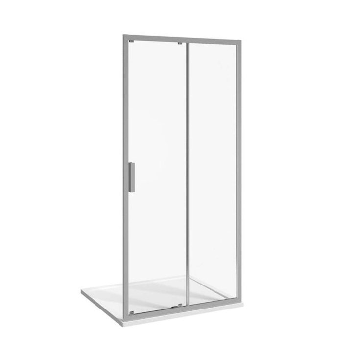 Jika Nion - Sprchové dvere dvojdielne, Ľ/P, 140 cm, Jika perla Glass, strieborná/sklo arctic H2422N80026661