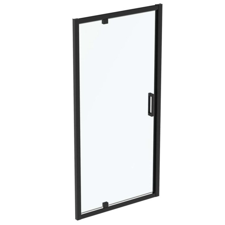 Ideal Standard Connect 2 - Pivotové sprchové dvere 100 cm, čierna/číre sklo K9272V3