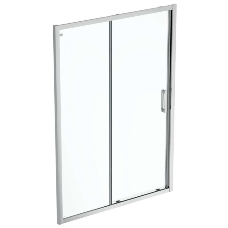 Ideal Standard Connect 2 - Posuvné sprchové dvere, dvojdielne, 110 cm, silver bright/číre sklo K9275EO