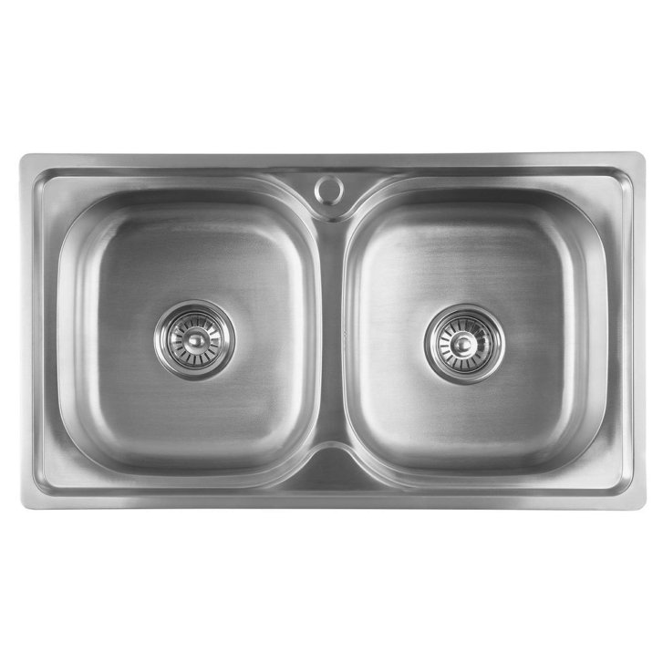 Aqualine - Drez, 81x46 cm, nerezová AQ8146B