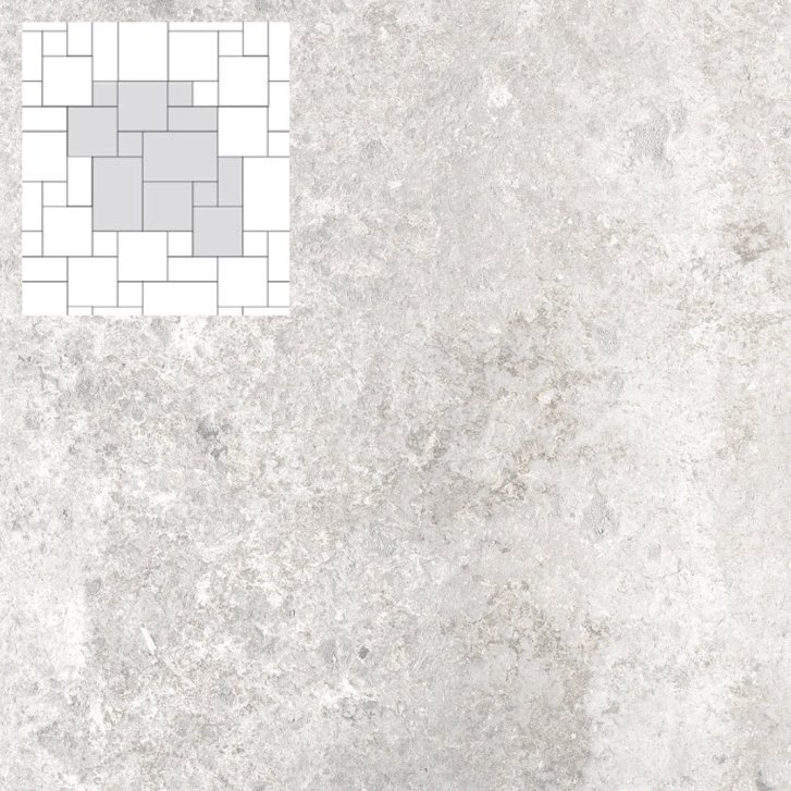 Rondine WINDSOR - dlažba J92468 WHITE multiformato