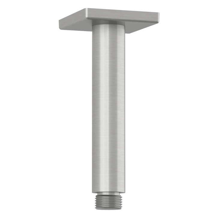 Kludi A-Qa - Sprchové rameno stropné, 15 cm, kefovaný nikel 66535N5-00