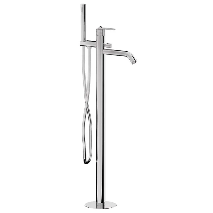 Sapho Bebé - Vaňová batéria do podlahy, s telesom, s príslušenstvom, chróm BB021