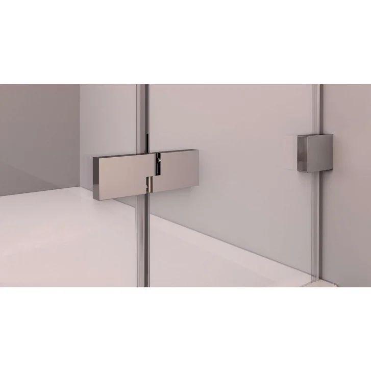 Polysan - Sprchové dvere pivotové 100 cm, chróm/číre sklo FL1210R