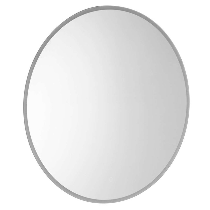 Aqualine - Zrkadlo s LED osvetlením, priemer 60 cm, dotykový senzor UR060