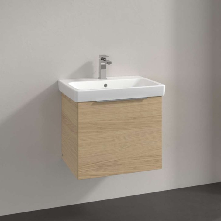 Villeroy & Boch Architectura - Skrinka s umývadlom, 55x47x42 cm, 1 zásuvka, CeramicPlus, Nordic Oak 4A8760R1SVJ