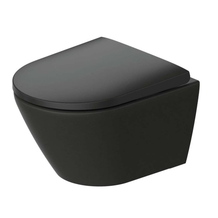 Duravit D-Neo - Závesné WC, Rimless, DuraShield, antracit 258809AD00