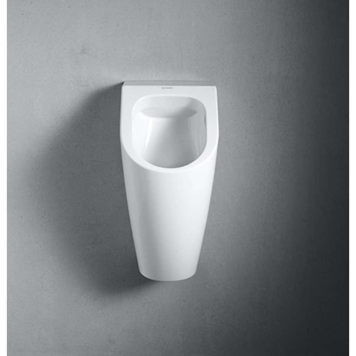 Duravit ME by Starck - Pisoár, zadný prívod vody, Rimless, DuraShield, biela 280930AA00