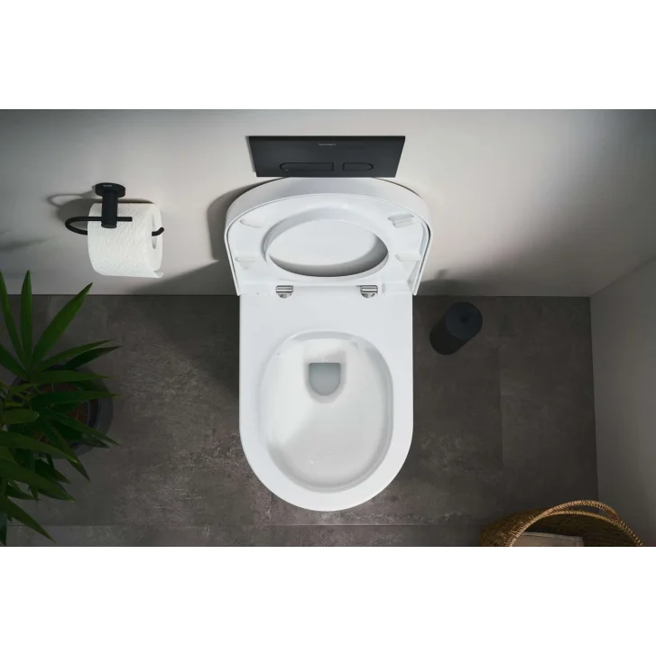 Duravit ME by Starck - Závesné WC, Rimless, DuraFlush, DuraShield, biela 290709AA00