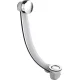 Aqualine - Vaňová súprava s bovdenom, dĺžka 730 mm, mosadz/chróm TY1006