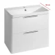 Aqualine Deneb - Umývadlová skrinka 61x55x35 cm, matná biela DN264