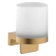 Hansgrohe AddStoris S - Dávkovač mydla s držiakom, matné sklo/kefovaný bronz 41765140