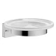 Hansgrohe AddStoris S - Mydlovnička s držiakom, matné sklo/chróm 41766000