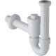 Geberit - Rúrková zápachová uzávierka, uzatvárateľná, spätný ventil, vývod vodorovný, d 50 mm 152.861.11.1