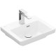 Villeroy & Boch Subway 3.0 - Umývadielko nábytkové, 45x37 cm, s prepadom, otvor na batériu, CeramicPlus, alpská biela 4370FKR1